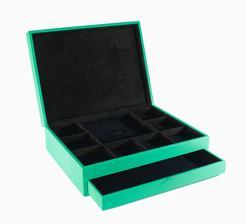 coffret-vert-1 leather goods jewelry